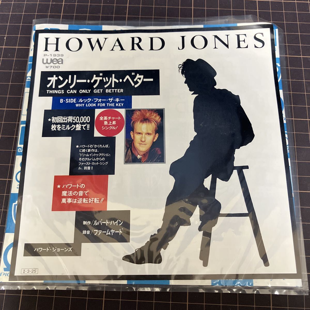 HOWARD JONES / THINGS CAN ONLY GET BETTER拍卖