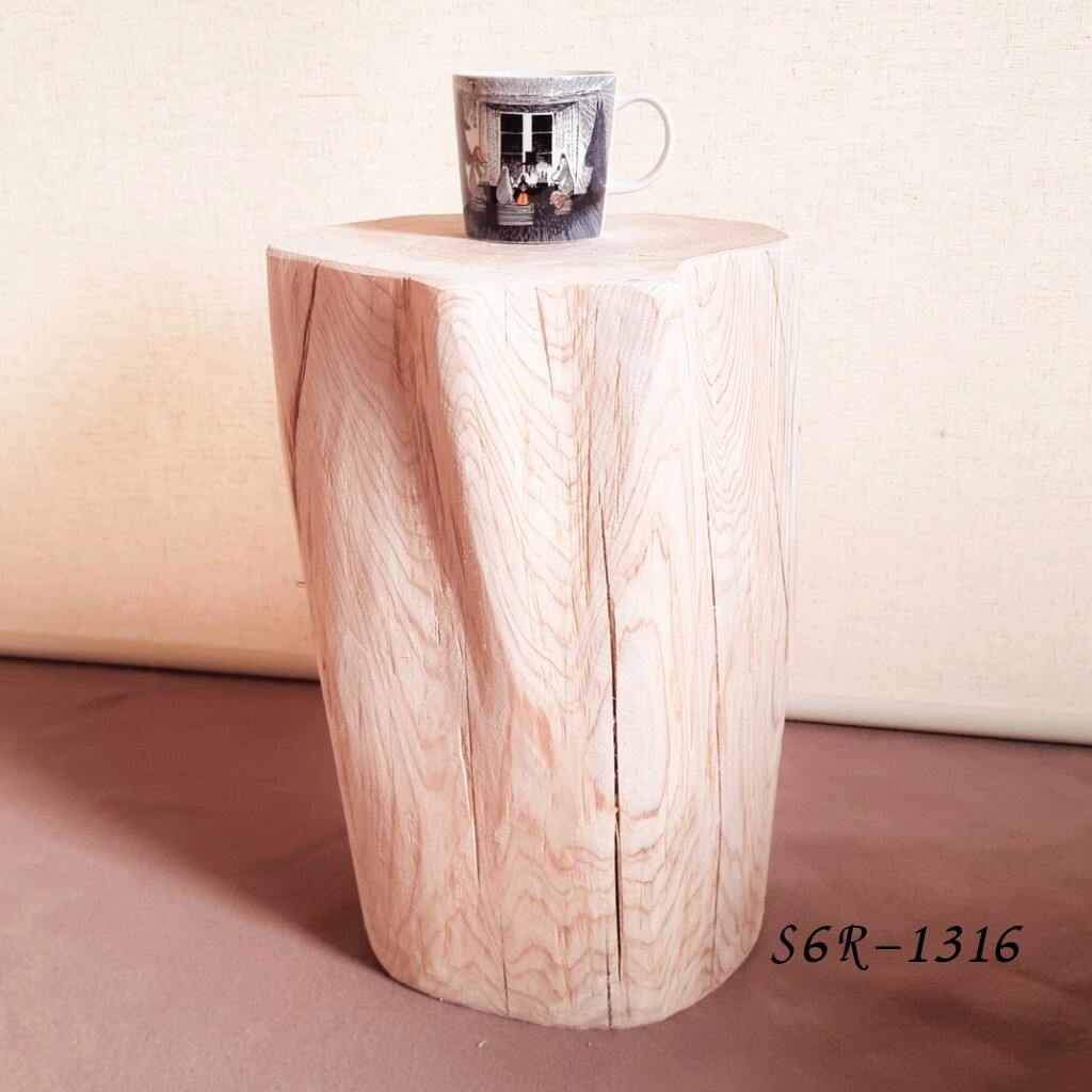 天然アロマ 東濃ひのき 切株スツール・テーブル・無垢無塗装・オーガニック 東濃ひのき拍卖