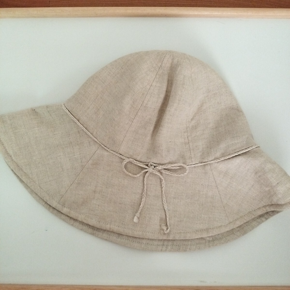 無印良品 折りたためる帽子 麻 レディース 56~57.5cm 拍卖