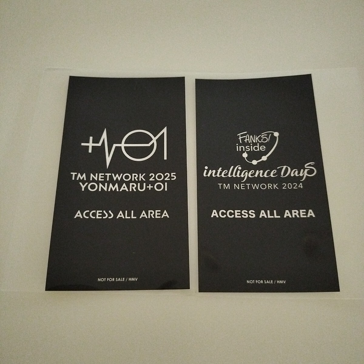 TM NETWORK ブルーレイ購入特典【HMV限定特典】スタッフパス・レプリカステッカー(2種セット) 新品未使用拍卖