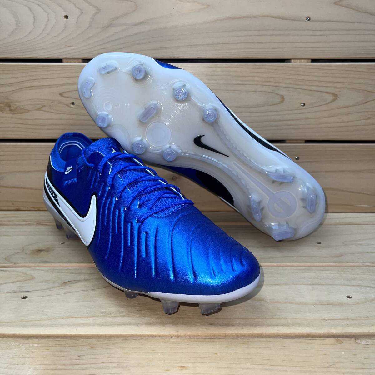 ナイキ 27cm ティエンポ レジェンド 10 エリート 税込定価27830円 ブルー NIKE TIEMPO LEGEND 10 ELITE FG スパイク 天然芝グラウンド 青拍卖