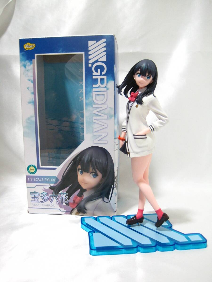 F1-632▼即決 中古 箱難有 Phat! SSSS.GRIDMAN 宝多六花 1/7スケール フィギュア拍卖