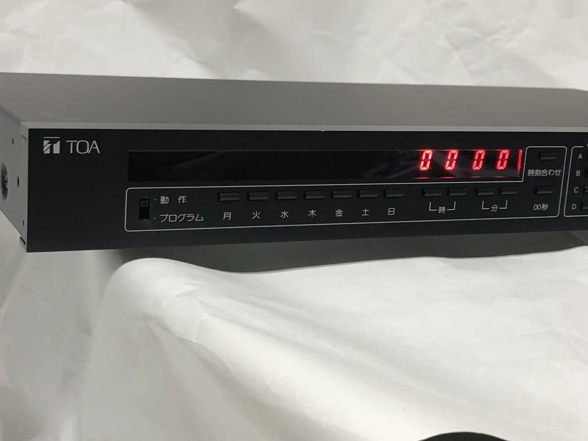 TOA プログラムタイマー TT-104B メロディクスの構成品になります 店内放送 職場内放送等にいかがでしょうか拍卖