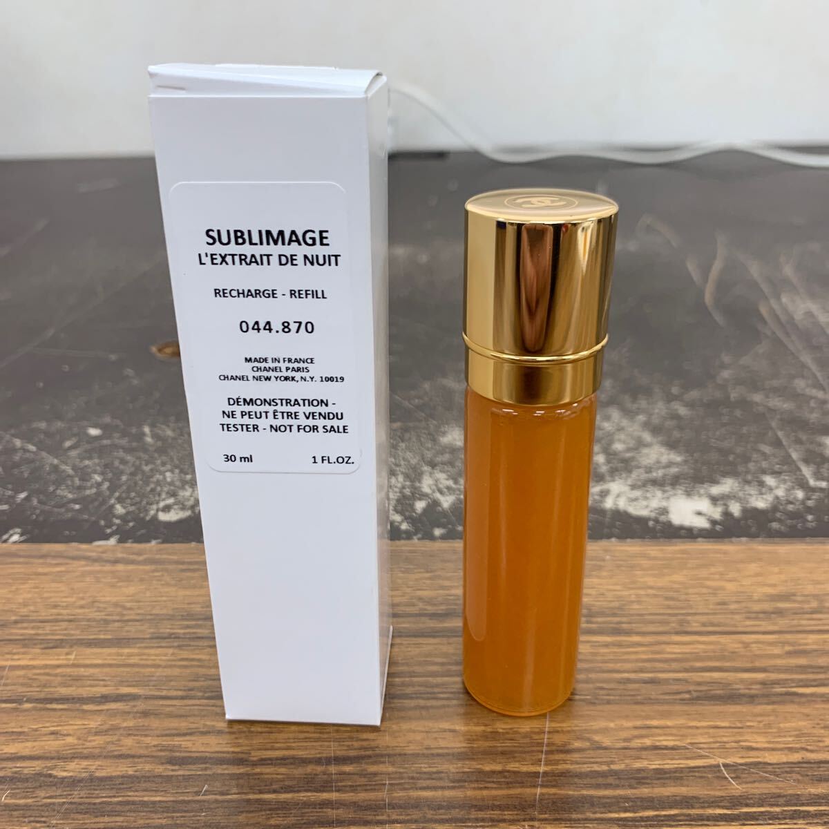 未使用品 サブリマージュ レクストレ ドゥ ニュイ コンサントレ リフィル 30ml シャネル 送料無料 夜用美容液拍卖
