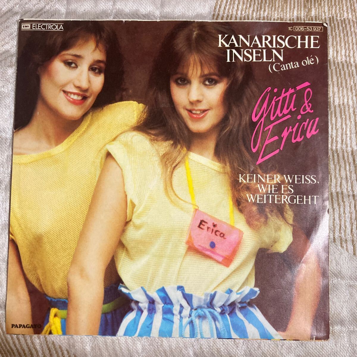 KANARISCHE INSELN、gitti & Erica、7インチレコード、オルガンバー、サバービア拍卖