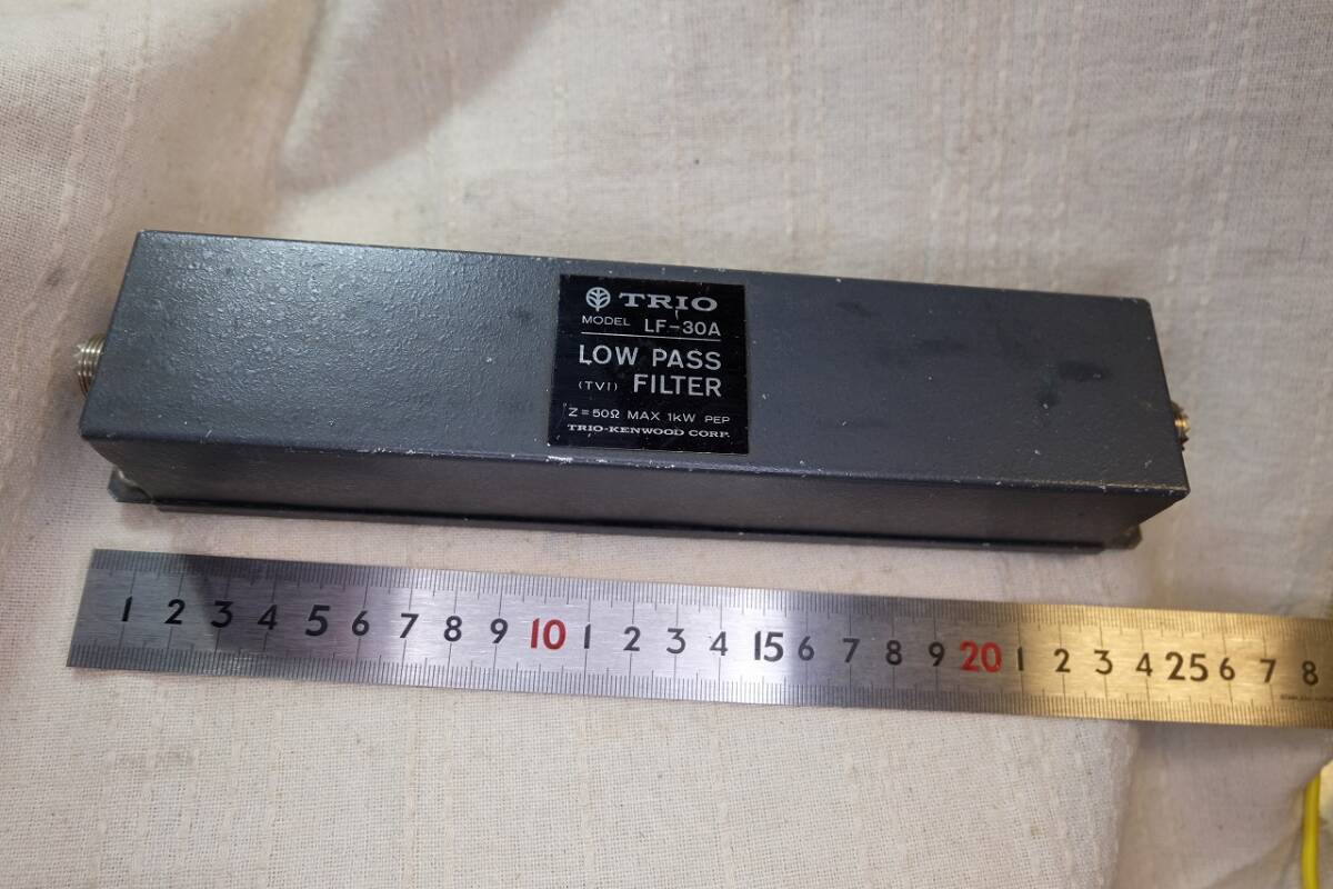 中古 TRIO LPF ローパスフィルター LF-30A TVIの予防等に 動作未確認拍卖
