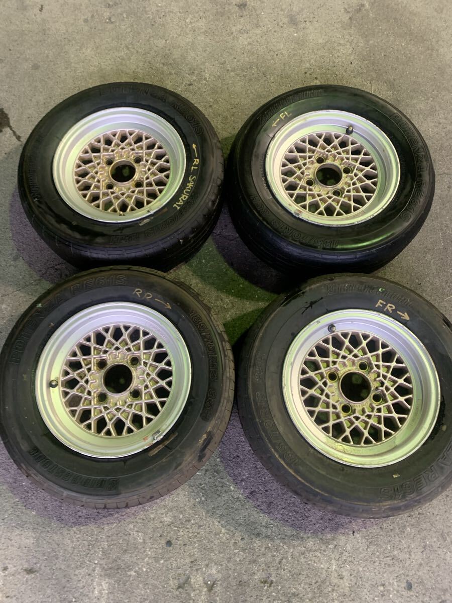 weds EUROPEAN -1 ヨーロピアン ◆ 希少 ◆13インチ 5.5J 4H 114-14 旧車 売切 当時物拍卖