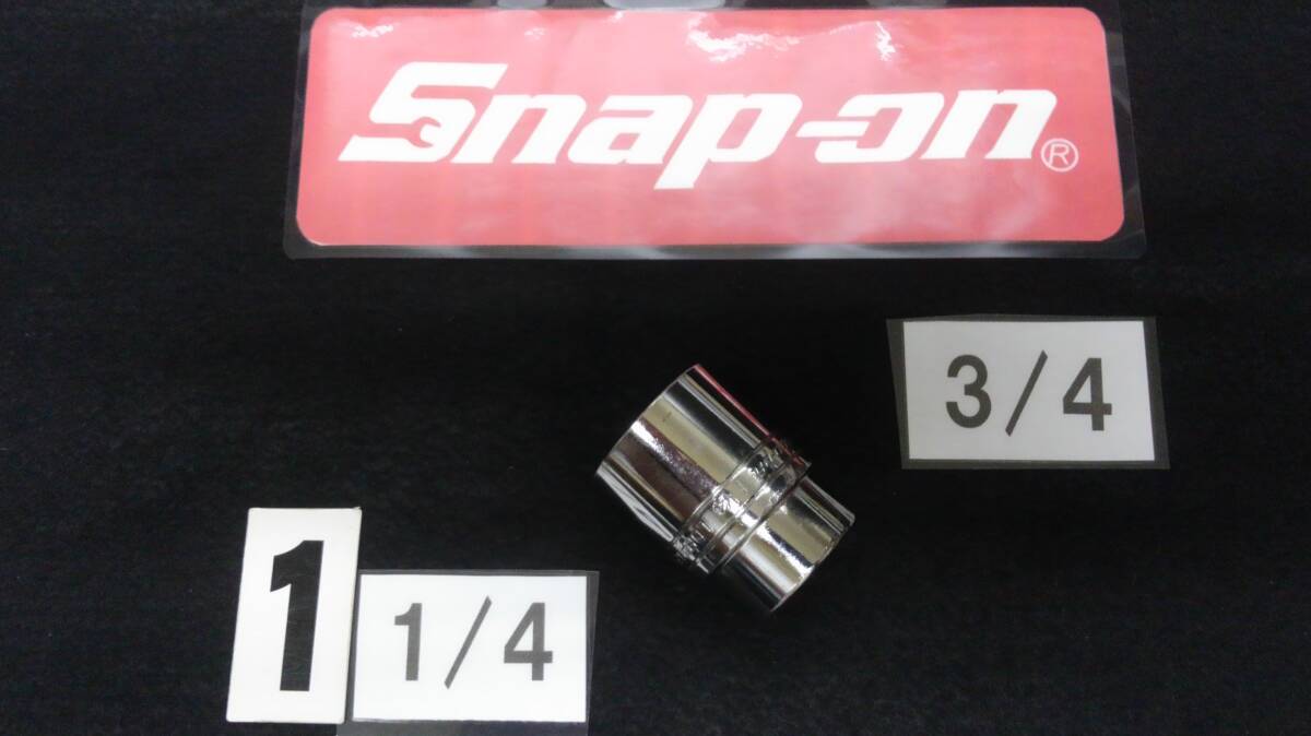 <03097> スナップオン Snap-onシャローソケット LDH402 1・1/4 インチ 3/4Sq 19mm USA拍卖