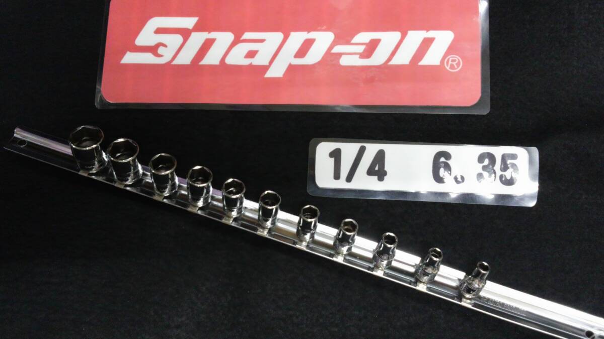・<04056> Snap-on スナップオン シャローソケット TMM15~5 11本 6角 1/4SQ 6.35mm USA拍卖