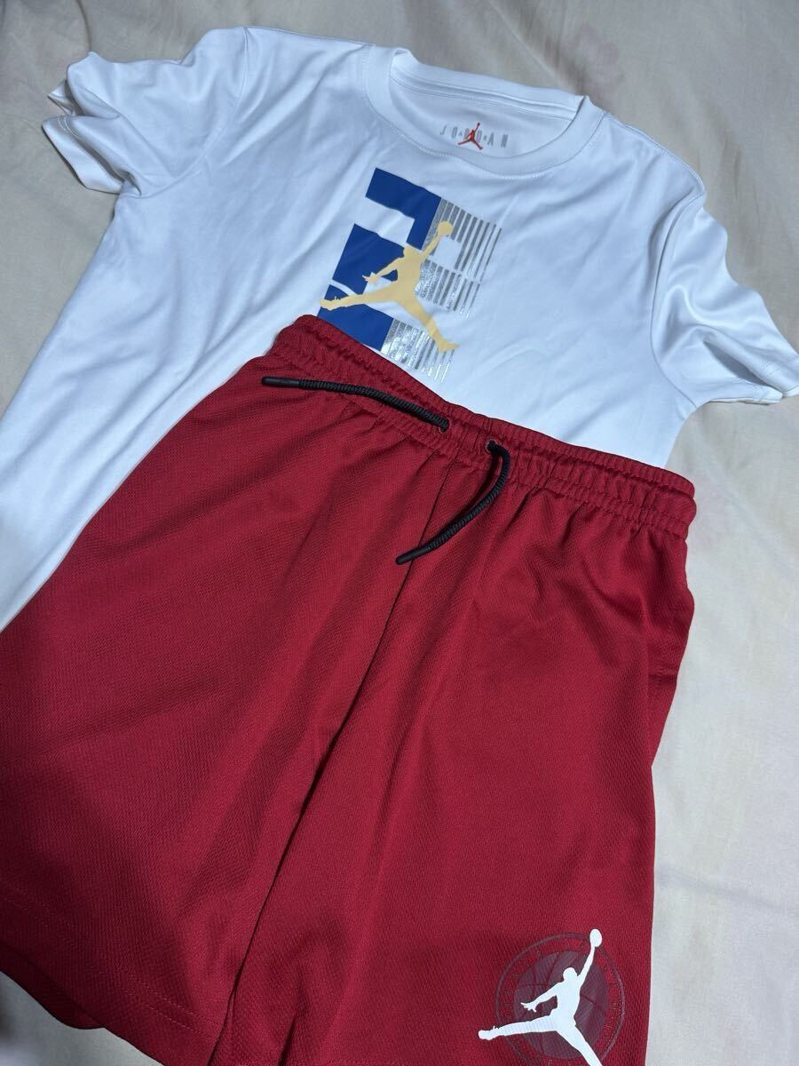 ★ジョーダン★ミニバス★ジュニアサイズ★M★130から140ぐらい★超美品★Tシャツ★バスパン★バスケットボール★拍卖