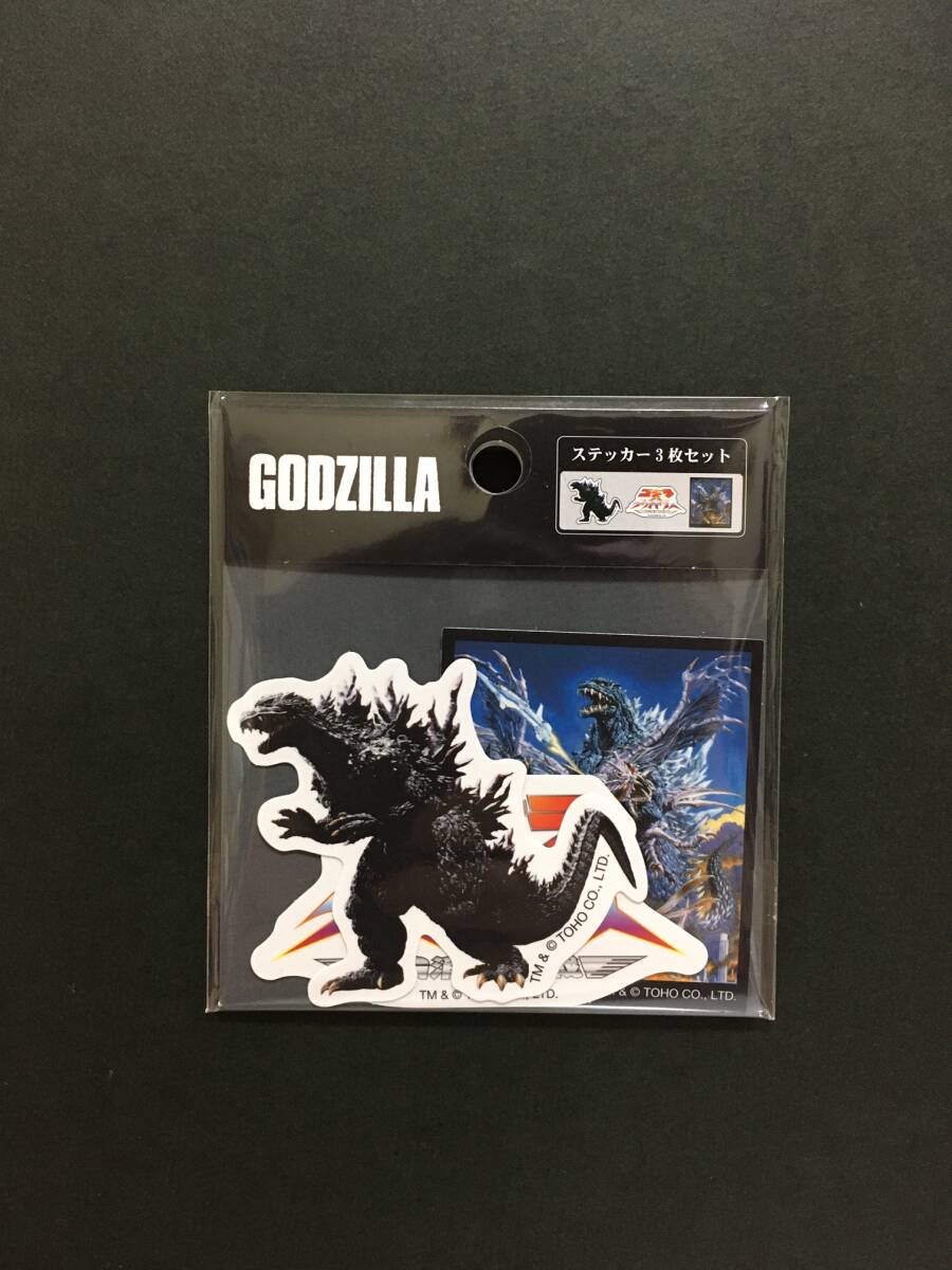 GODZILLA/ゴジラ(2000) ステッカーセット GC☆彡 3枚セット ステッカーシール 新品未開封品 東宝 TOHO拍卖