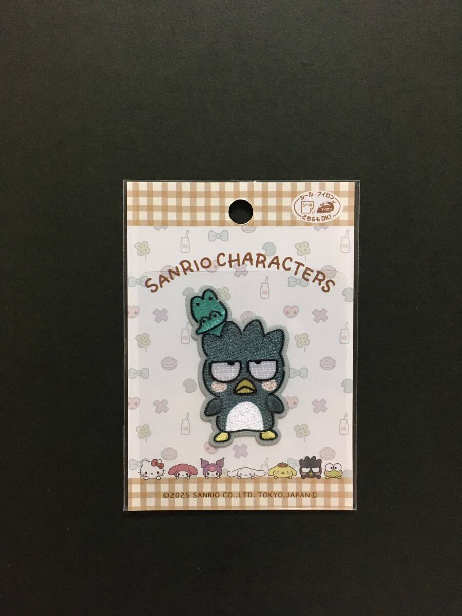 SANRIO/サンリオ サンリオキャラクターズ ワッペン☆彡 バッドばつ丸☆ 刺繍 シール アップリケ 新品未開封品 BAD BADTZ-MARU拍卖