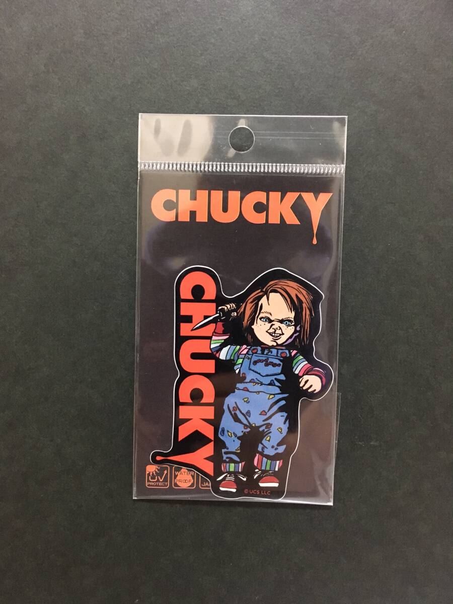CHUCKY/チャッキー ダイカットステッカー☆彡 イラスト ナイフ☆ 耐光/耐水 ステッカーシール 新品未開封品 ゼネラルステッカー拍卖