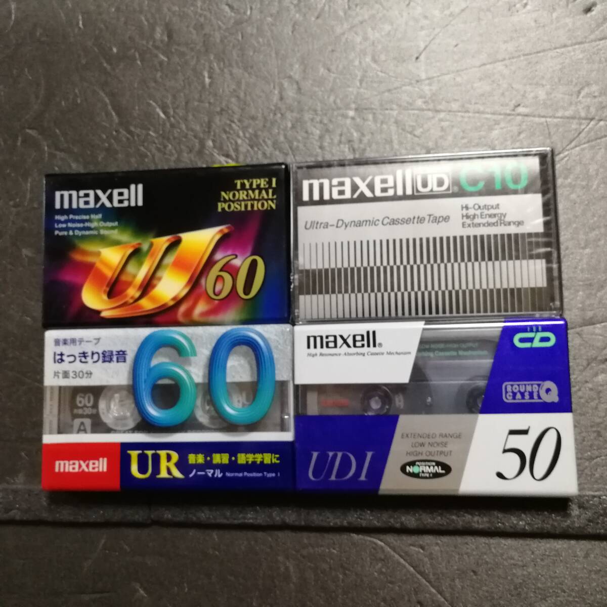 未開封 カセットテープ maxell ノーマルポジ 4本セット拍卖