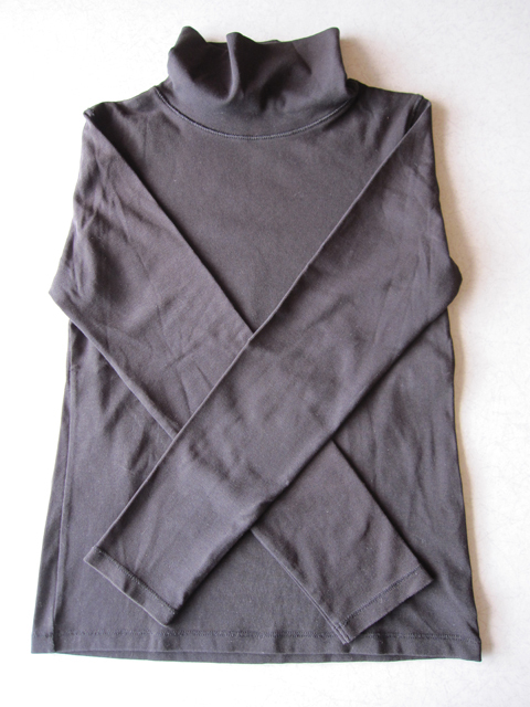 UNIQLO ユニクロ レディース タートルネック 長袖 カットソー 長袖 Tシャツ Mサイズ ブラック 黒 無地 送料185円拍卖