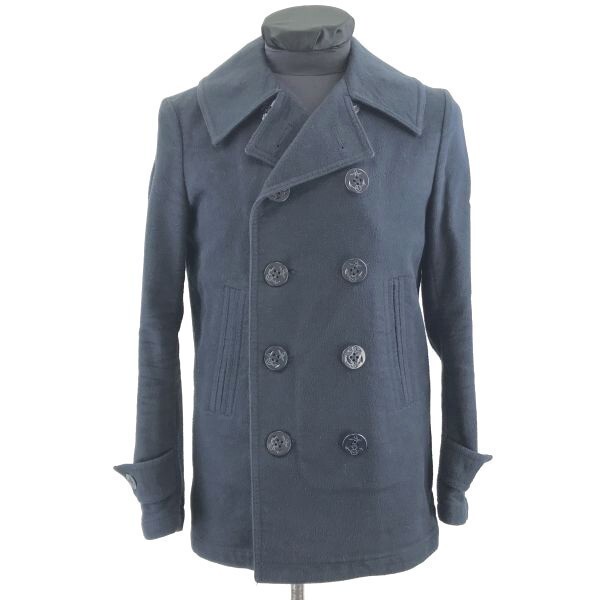 トゥモローランド/メゾン エ ヴォヤージュ★コットンPコート/アウター【M/紺】袖ワッペン/MAISON&VOYAGE/TOMORROWLAND◆BC265拍卖