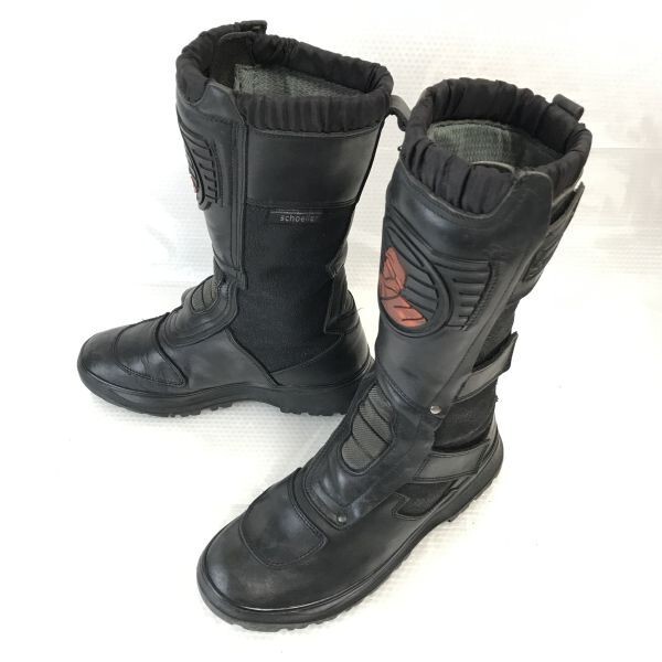 Hein Gericke TUAREG/ハインゲーリック★本革/ライディング/バイクブーツ【40/25.0/黒/black】ツーリング/レーシング/shoes◆pWB88-5拍卖