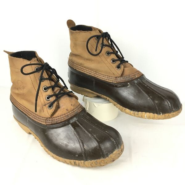 90s?カナダ製★SOREL/ソレル★ショート丈/スノーブーツ【size26.5-27.0-27.5程度 茶/ブラウン】ハンターブーツ/アウトドア/雪作業.YA229拍卖