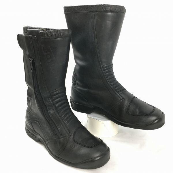 FREY daytona/フライ デイトナ/ドイツ製/プロテクター有/バイクブーツ/ライディング/ツーリング/size38〈黒〉bike/Boots/Shoes〕菅No.WR27拍卖