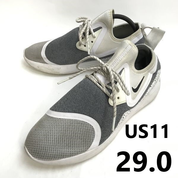NIKE LUNARCHARGE ESSENTIAL★ランニングシューズ【size:11/29.0/グレー/gray】9236139-101/sneakers/Shoes/trainers◆sQ-665拍卖
