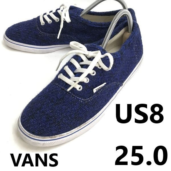 VANS/バンズ★ローカットスニーカー【size:8/25.0/blue/青】sneakers/Shoes/trainers◆sG-180拍卖
