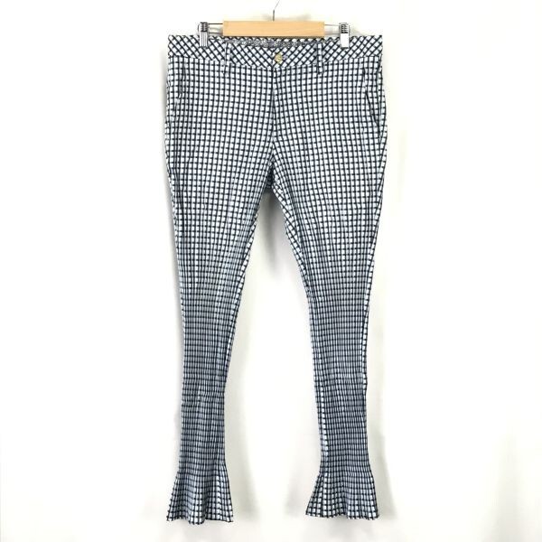 キャロウェイ/callaway/コレクションモデル★チェック柄/ストレッチパンツ【women’s size -L/股下74cm/白×黒】Pants/Trousers◆BH61拍卖