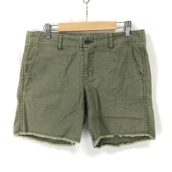 The Shinzone/シンゾーン★ショートパンツ【38/レディースM/khaki/カーキ】ホットパンツ/ハーフ/コットン/ズボン/Pants/Trouser◆cpBH739拍卖