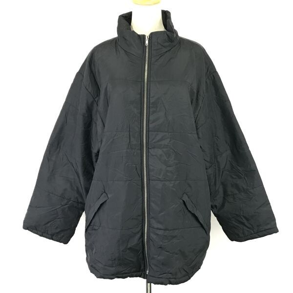 USA製★アンクライン/ANNE KLEIN★A Line/防寒ナイロンブルゾン/アウター/コート【レディースM/黒/black】Coat/Jacket/Jumper◆pBH602拍卖