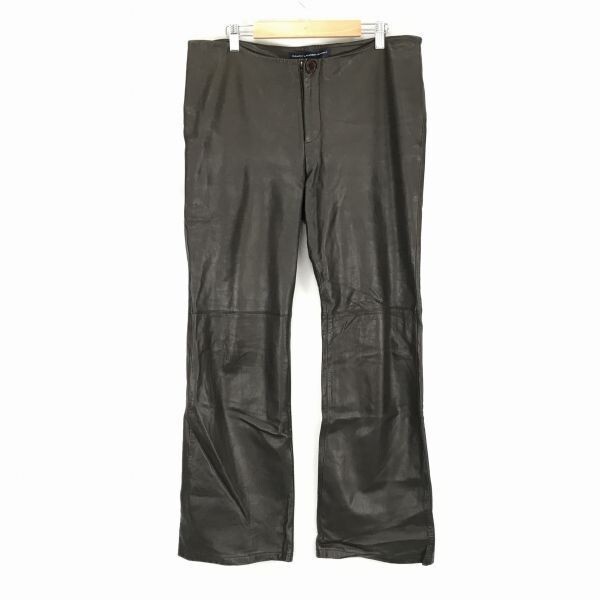 ラルフローレン★羊革/レザーパンツ【サイズ15/股下74cm/茶】ビッグサイズ/シープスキン/RALPH LAUREN◆XBF845拍卖