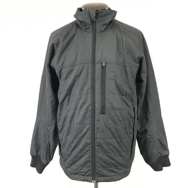 NIKE/ナイキ★CLIMA-FIT/中綿入り/ジップアップブルゾン/アウター/防寒ジャケット【メンズM/黒/black】リブ袖/Coats/s/Jumpers◆cBH283拍卖