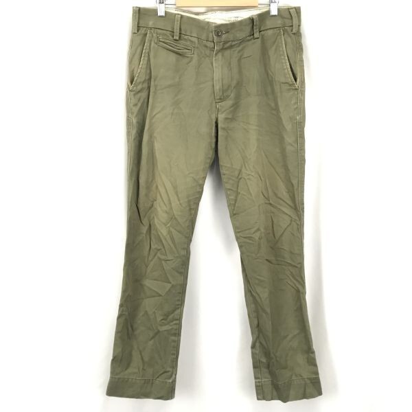 USA製★S.K.U. SAVE KHAKI UNITED/セーブカーキユナイテッド★コットンパンツ【メンズM/W32/股下75cm/カーキ】ミリタリー◆BG573拍卖