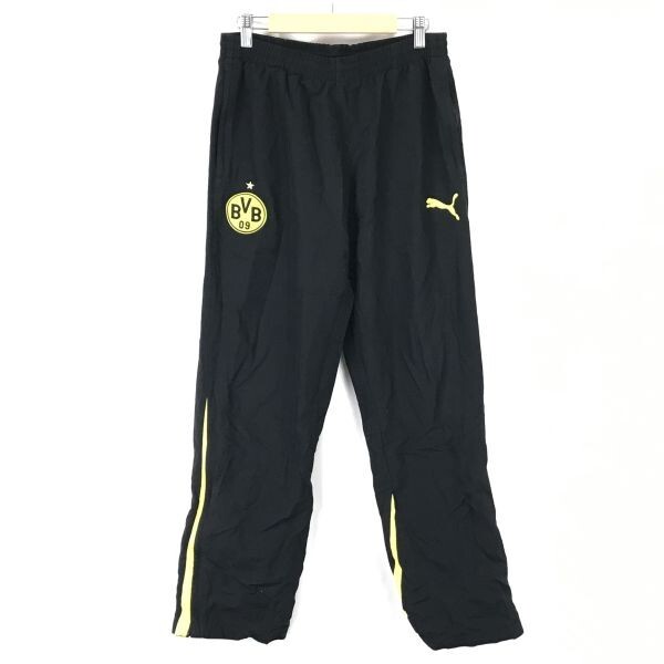 プーマ/PUMA★BVB09 /ブンデスリーガ/ドルトムント/ジャージ/サッカーパンツ【メンズUK-S/股下78cm/黒】Dortmund/Pants/Trouser◆cBH591拍卖