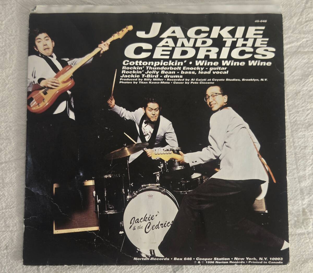 ★希少!EP レコード★ Jackie and the Cedrics Cottonpickin' / Wine Wine Wine ジャッキー&ザ・セドリックス インストサーフ拍卖