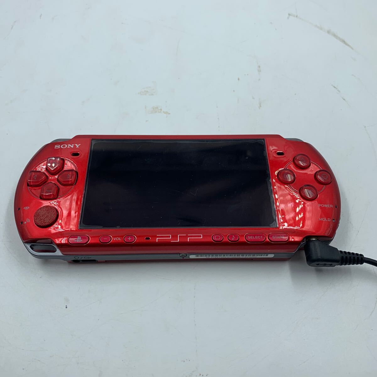 【S.T098】SONY PSP3000 本体 レッド 動作確認済み拍卖