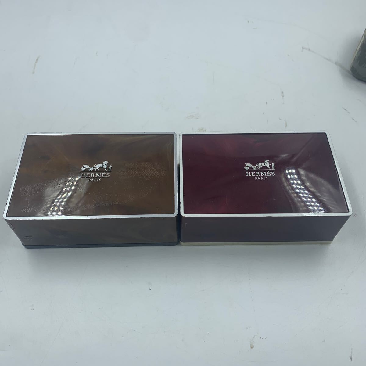 【S.T104】HERMS EQUIPAGE エルメス 香り付き石鹸 新品未使用品 2個セット まとめ売り拍卖