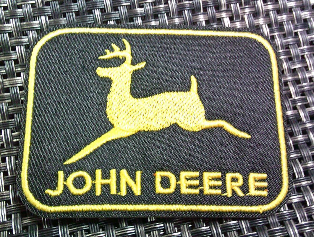 《黒黄鹿JD》新品◆John Deere ジョン・ディア 刺繍ワッペン(パッチ)◆アメリカ ■農業 トラクター 庭仕事 DIY■洋服・衣類・衣服DIY拍卖