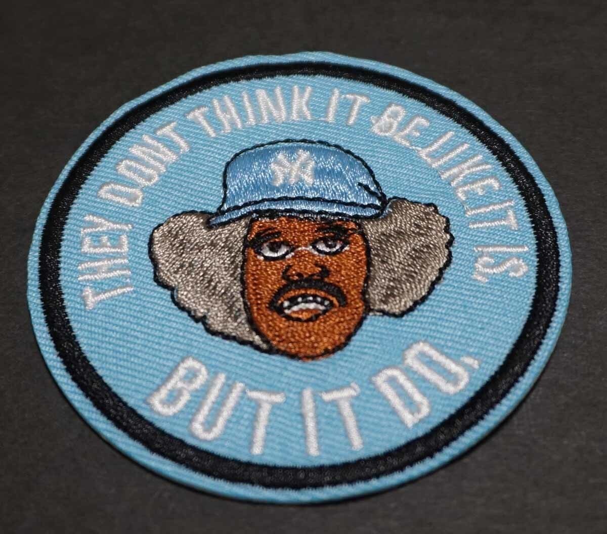 《空円型 US野球ファン》■新品『 BUT IT DO 』NY 刺繍ワッペン■ミリタリー バイク ライダー おしゃれ リメイク■ 洋服・衣類・衣服DIY拍卖