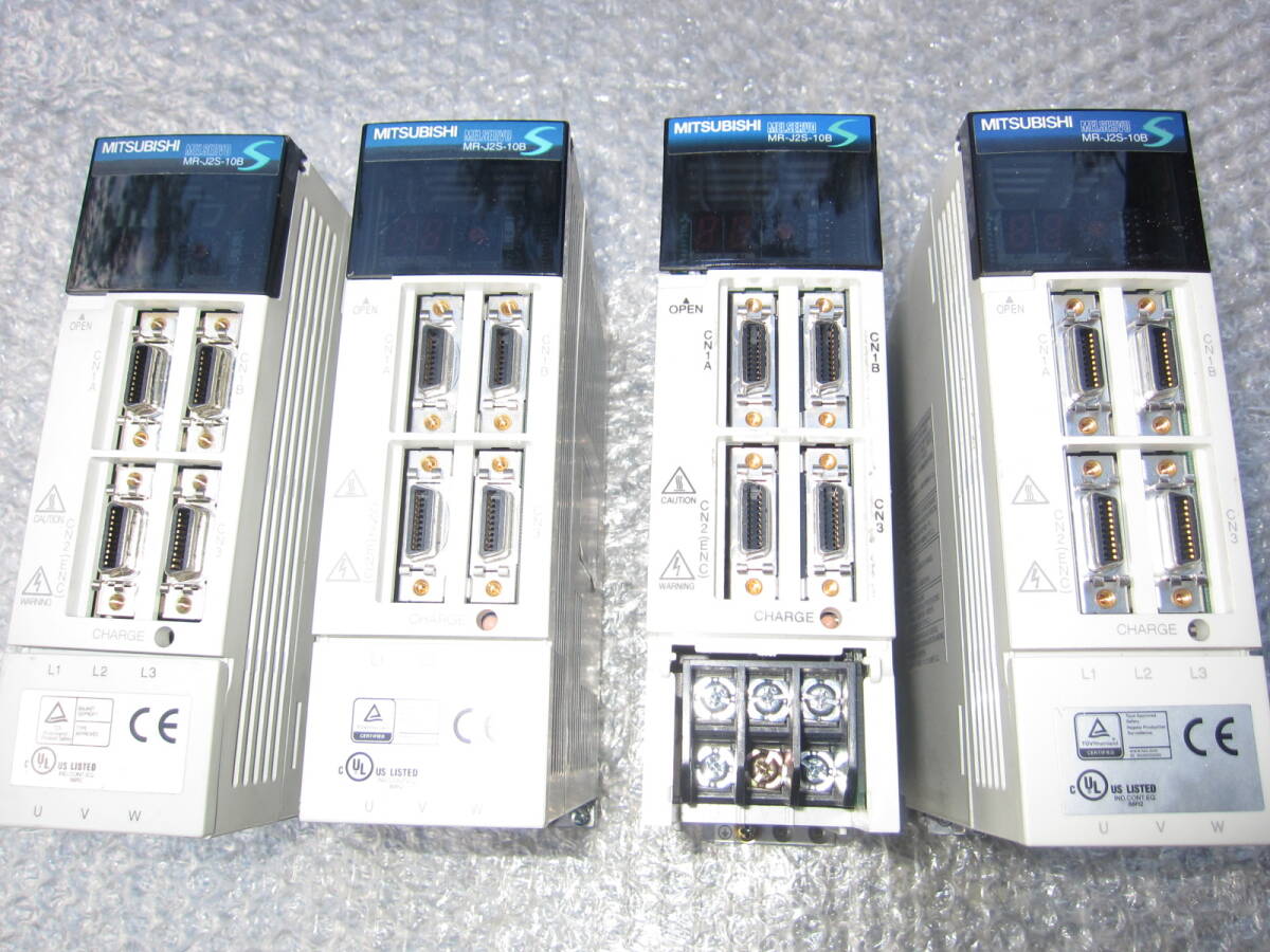 MITSUBISHI三菱電機MR-J2S-10BサーボアンプAC SERVO小型ACサーボアンプ中古ACサーボ最安値4台セット拍卖