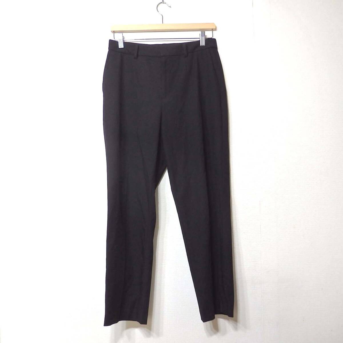 【送料無料】ユニクロスマートアンクルパンツ 黒色 U012/レディースLサイズ スラックスパンツ 拍卖