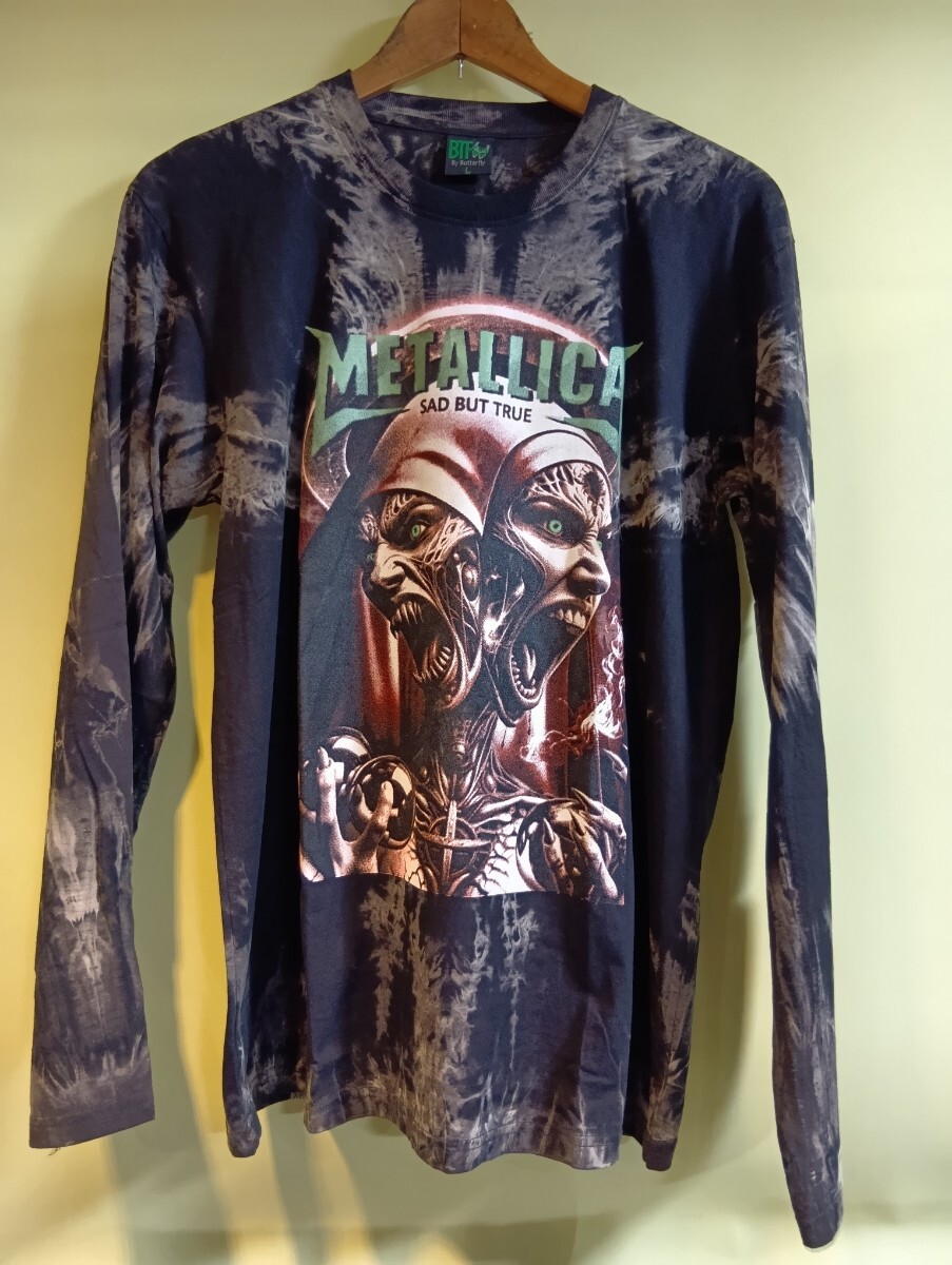 即決特価 新品 送料無料 Lサイズ メタリカ 長袖Tシャツ ロンT METALLICA SAD BUT TRUE拍卖