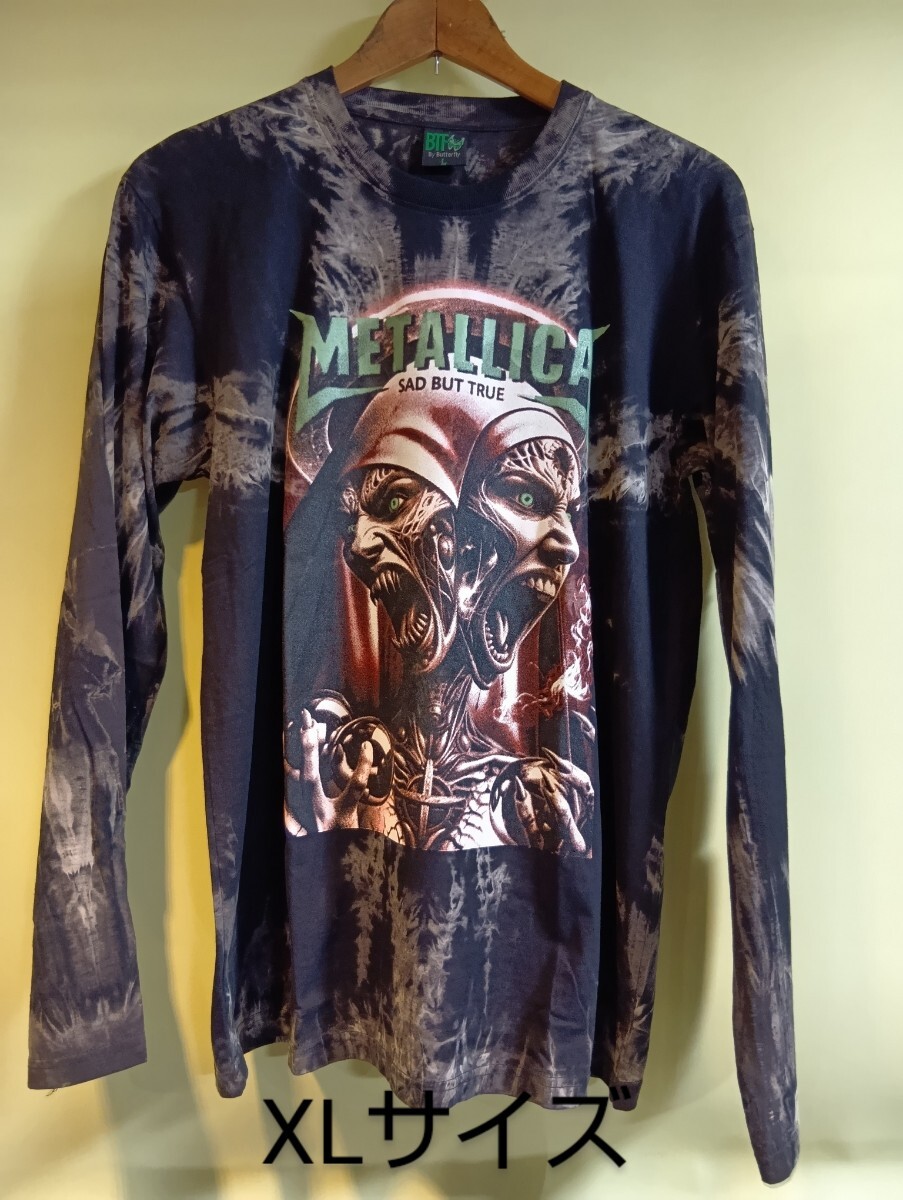 メタリカ Metallica 長袖Tシャツ XL ロンT メタル バンド ロック スラッシュメタル SAD BUT TRUE拍卖