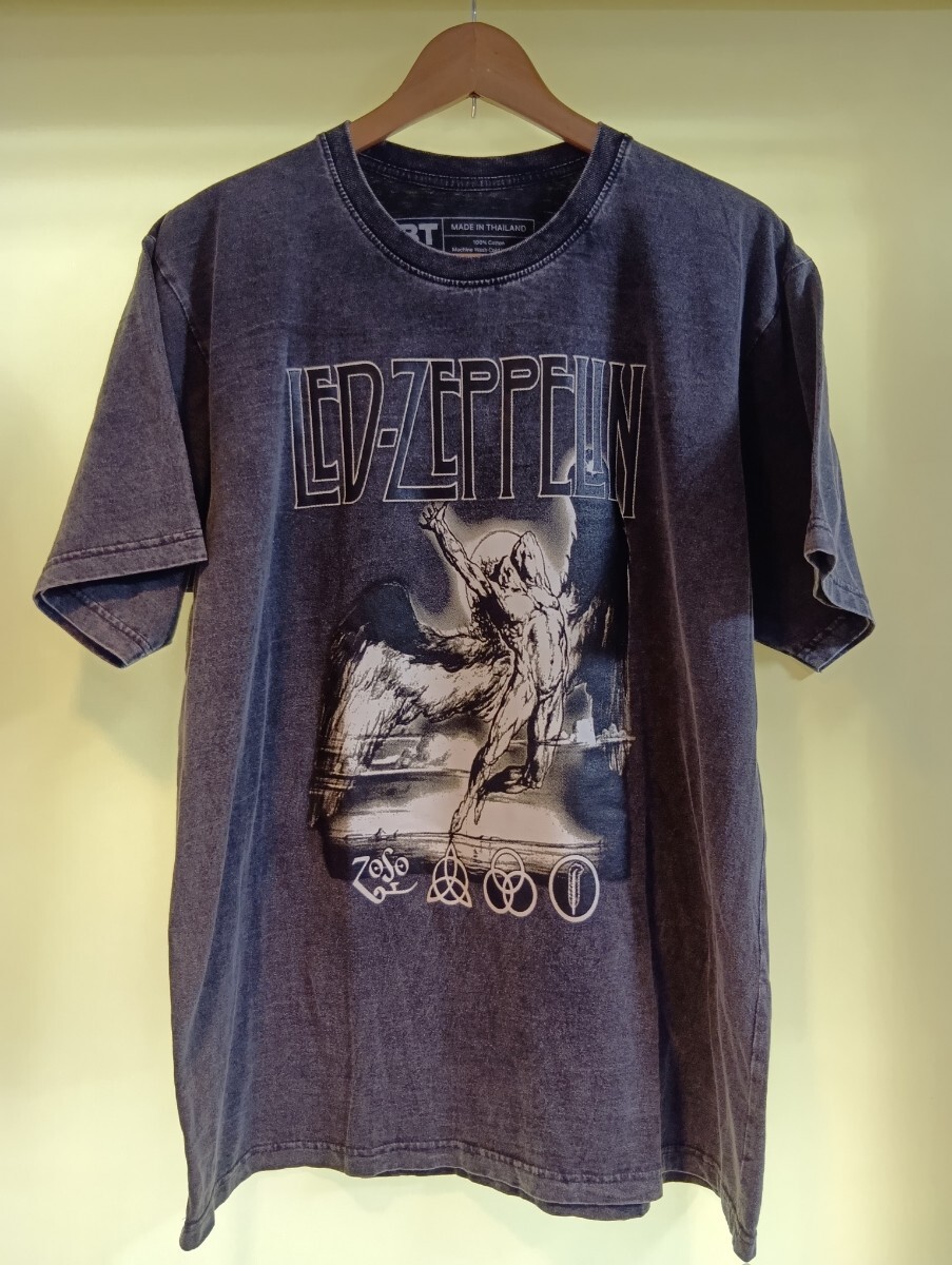 レッド・ツェッペリン ヴィンテージ Tシャツ ピグメント バンド ロック メタル US LEDZEPPELIN  拍卖