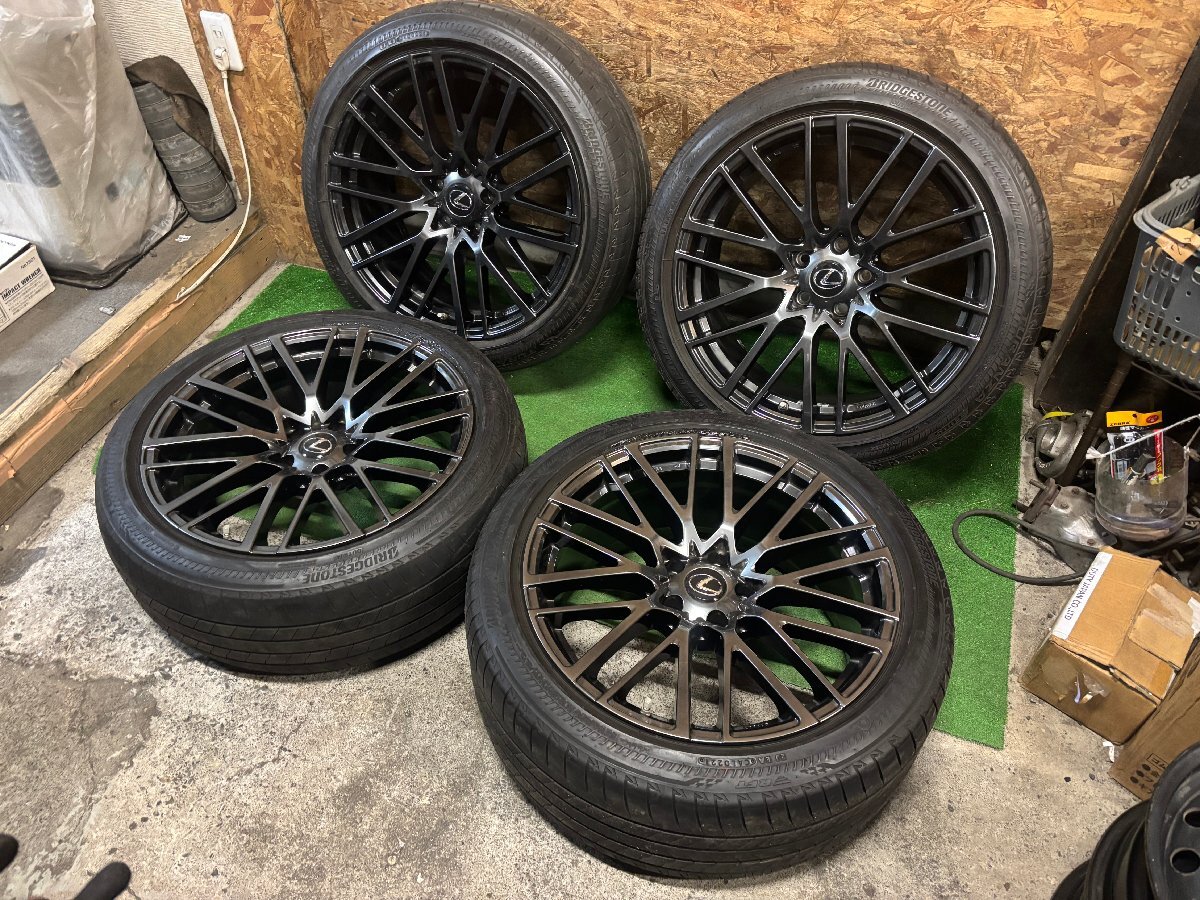 LEXUS LS500h Fスポーツ 純正 20インチ 8.5J +22 9.5J +30 245/45RF20 275/40RF20 BRIDGESTONE TURANZA 夏タイヤ タイヤホイールセット H33拍卖