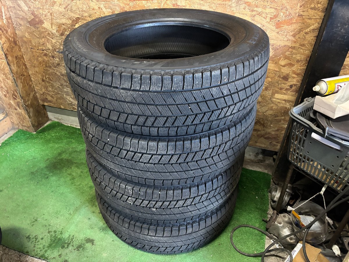 235/60R18 BRIDGESTONE BLIZZAK VRX3 2022年製 バリ山 スタッドレスタイヤ 4本セット K49拍卖