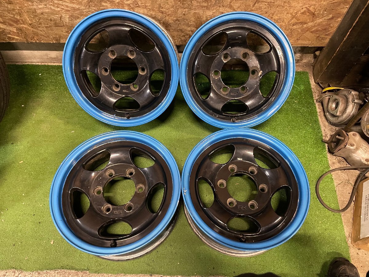 EMR PRODUCT 15インチ 6J +22 PCD139.7 6H ホイール 4本セット H24拍卖