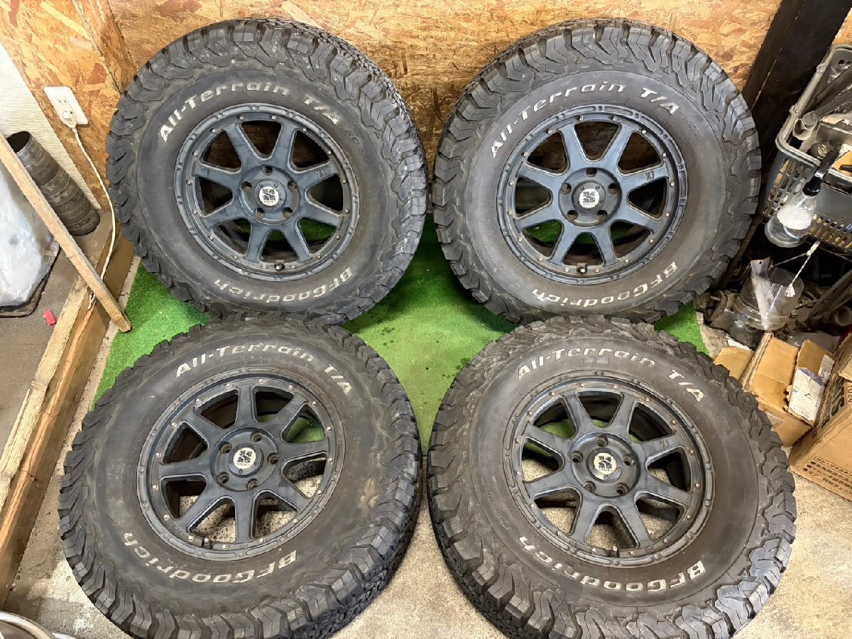XTREME-J 17インチ 7.5J +40 PCD 127 5H LT285/70R17 BFGoodrich All-Terrain T/A KO2 マッドタイヤ 夏タイヤ タイヤホイール 4本セット K1拍卖