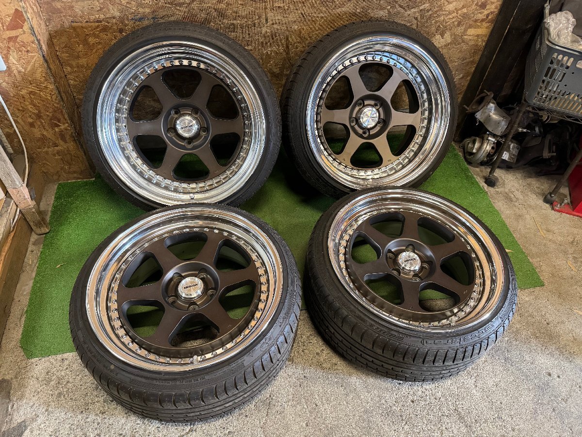 超深リム WORK マイスター L1 19インチ 9J ±0 / 11J +26 215/35ZR19 245/35ZR19 accelera 夏タイヤ タイヤホイール 4本セット H8拍卖