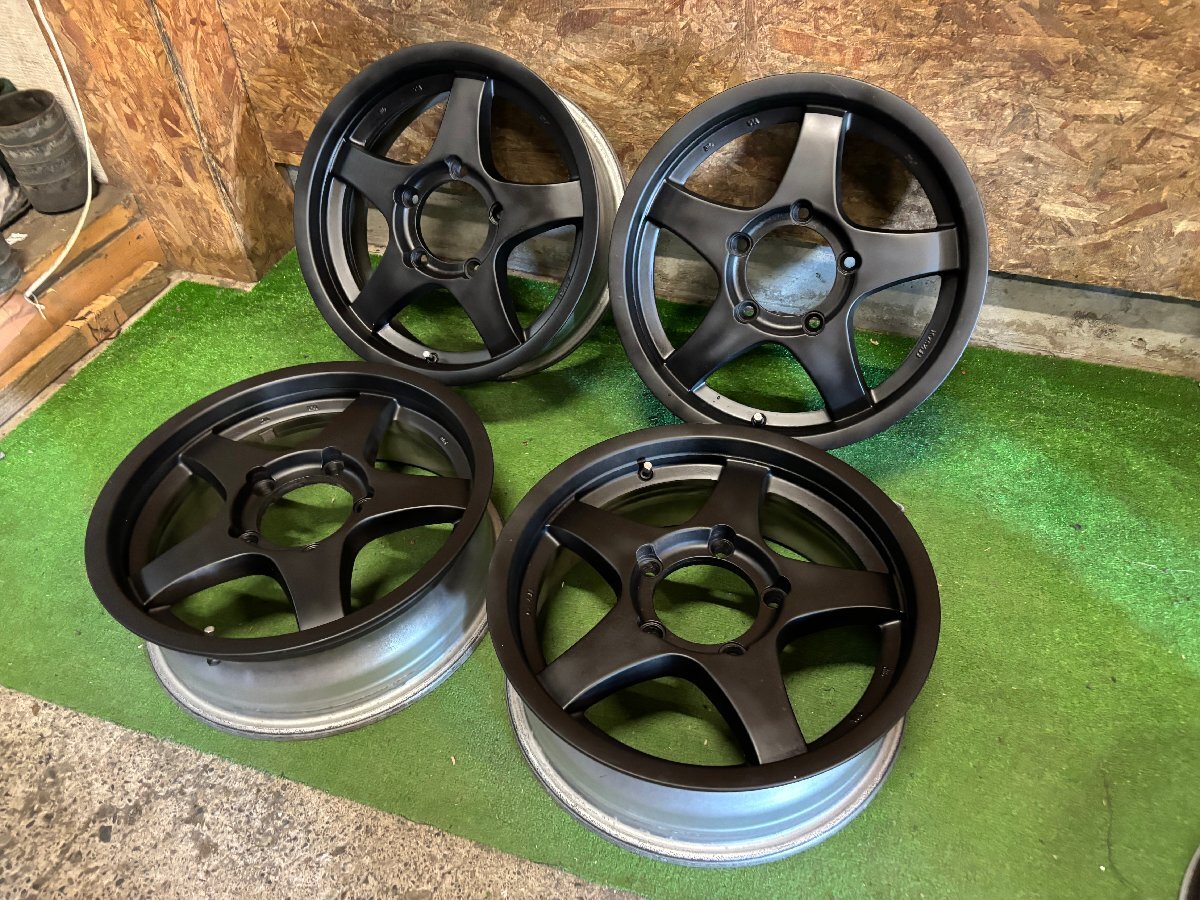 社外ホイール 16インチ 5.5J +22 PCD139.7 5H ホイール 4本セット H44拍卖