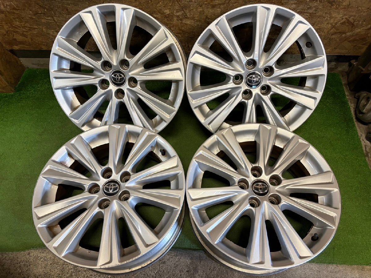 TOYOTA 30系 アルファード ヴェルファイア 純正 18インチ 7.5J +45 PCD 114.3 5H ホイール 4本セット H20拍卖