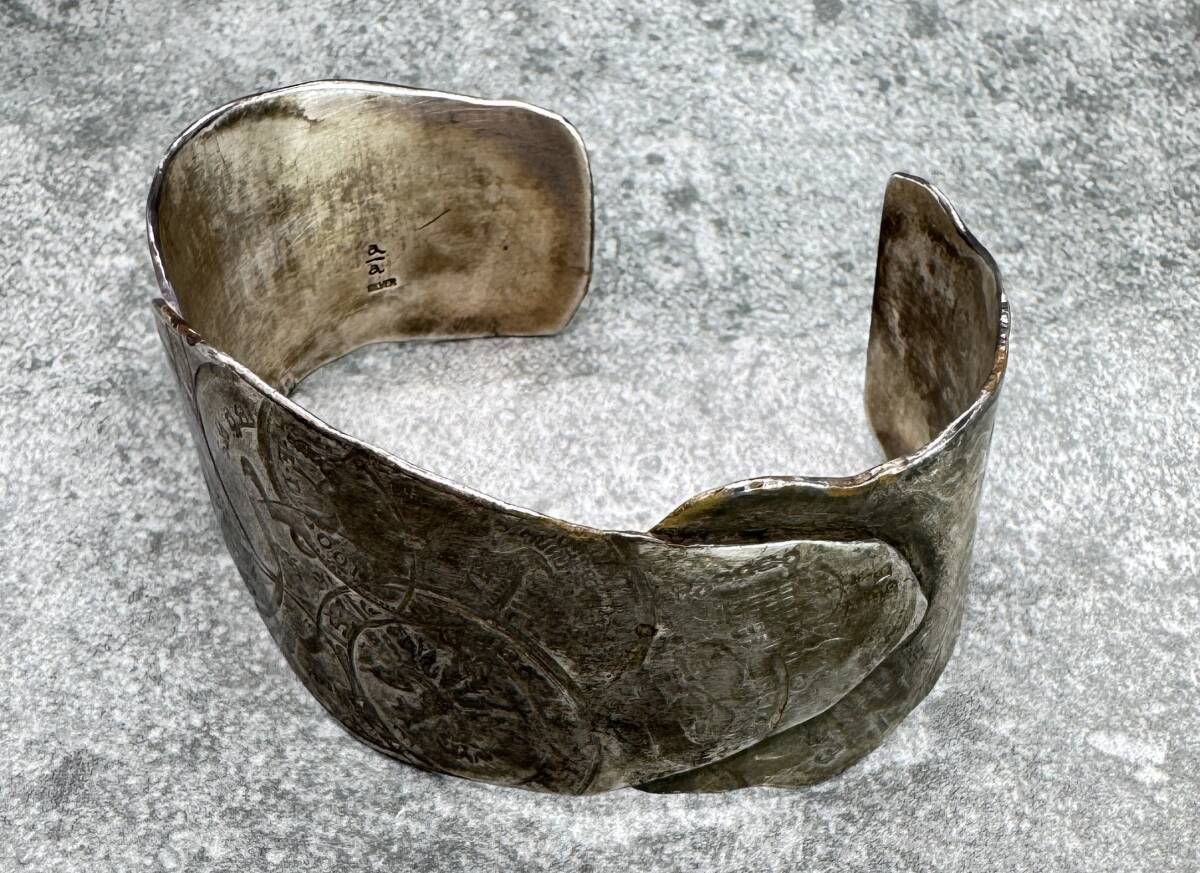 ヴィンテージ シルバーコインバングル拍卖